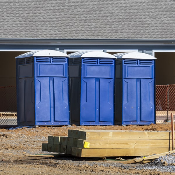 what is the cost difference between standard and deluxe porta potty rentals in Green Pond Alabama